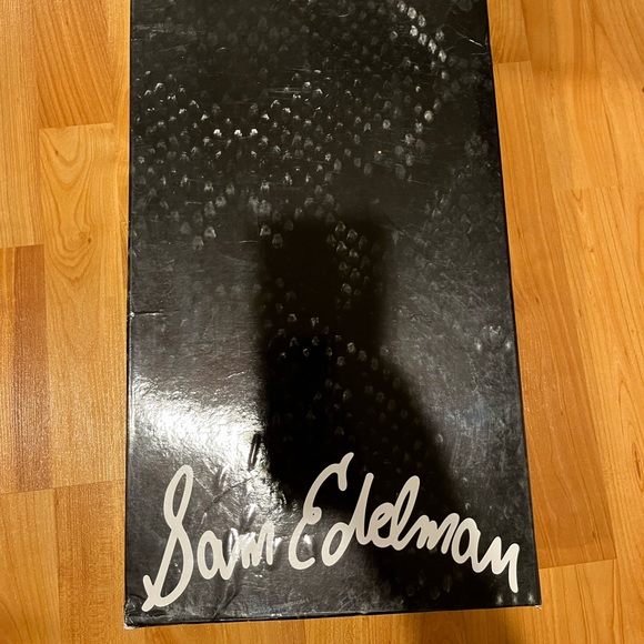 Sam Edelman Lace Up LEATHER Heel Boots - Worn ONCE! - Picture 9 of 9